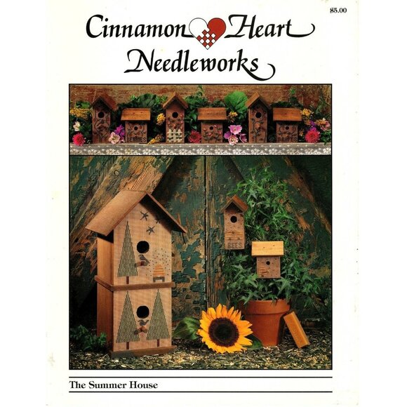 Cinnamon Heart Needleworks The Summer House Birdhouse Cross Stitch Patterns - Picture 1 of 1
